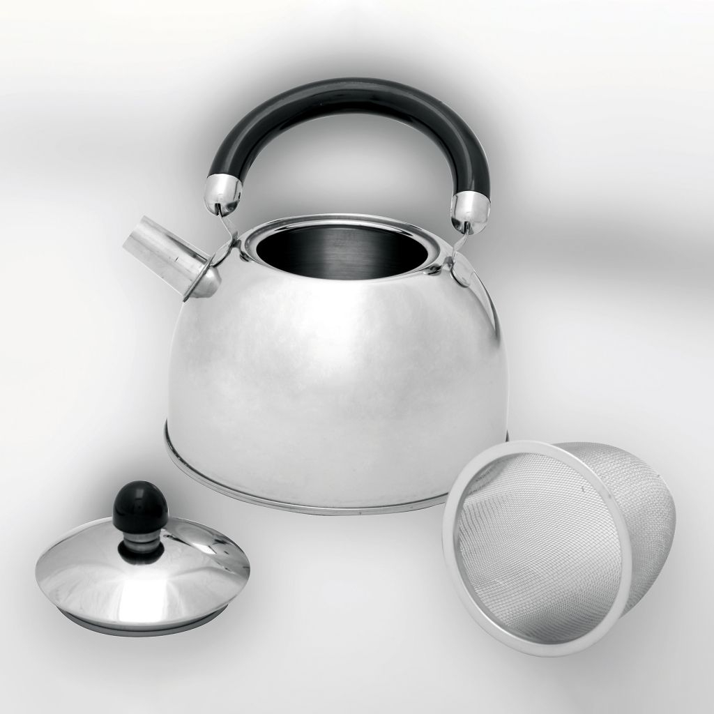 Wasserkessel 1 Liter Edelstahl mit Teesieb