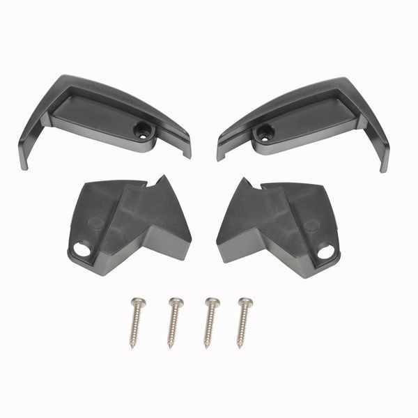 Frontblendenendkappen Omnistor 5102 anthrazit, Satz links und rechts