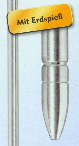 Enders Edelstahl Fackel "Mond" mit Erdspieß