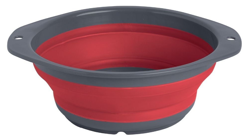 Collaps Schüssel mit Deckel & Reibe rot