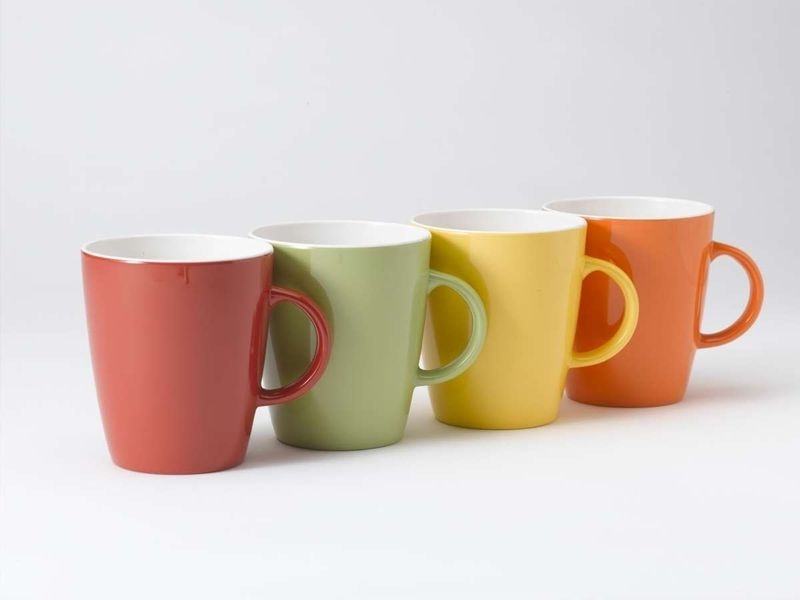 Henkelbecher Set, Rainbow range, 4er-Set