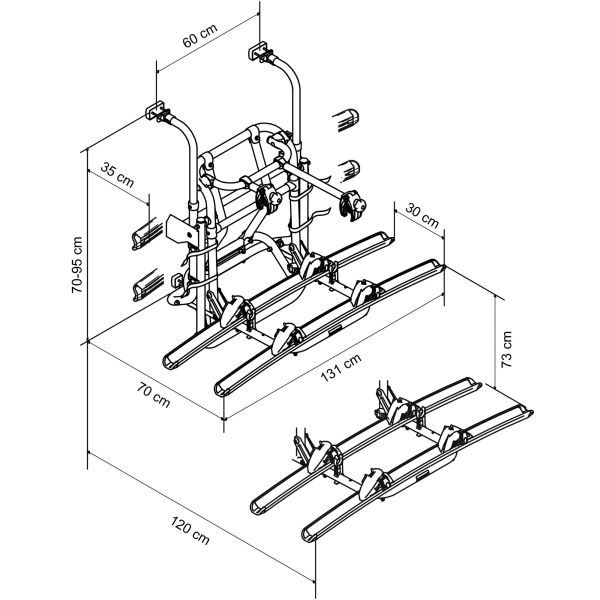 Fahrradträger Thule Lift V16 manuell