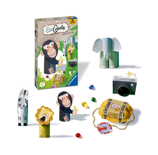 Bastelset Ravensburger EcoCreate Safari