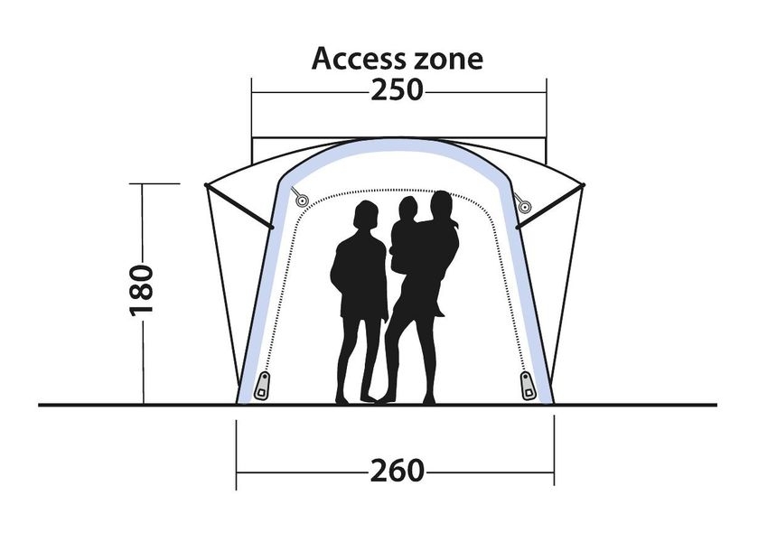Busvorzelt Bremburg Air Modell 2024 Ausstellungsstück