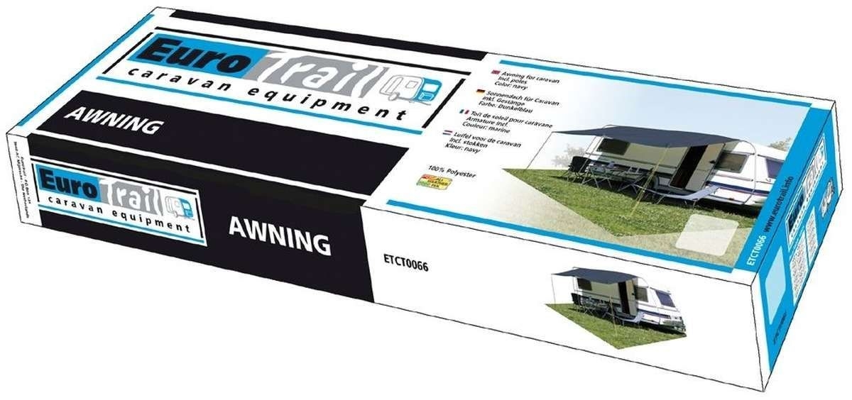 Eurotrail Wohnwagen Sonnendach Basic 250x240cm grau