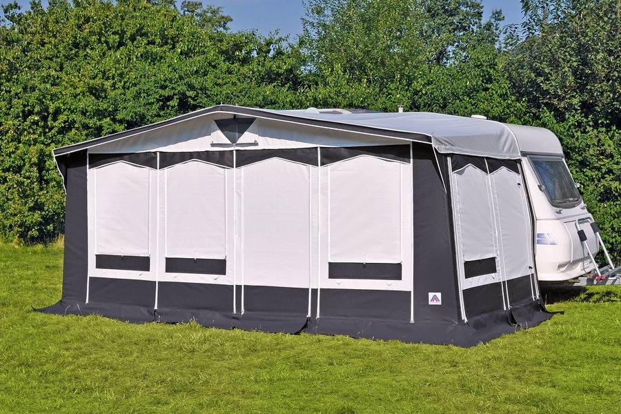 Dauerstandzelt Grönland Plus Gr. 13  Uml. 1121-1155 cm Tiefe 280 cm