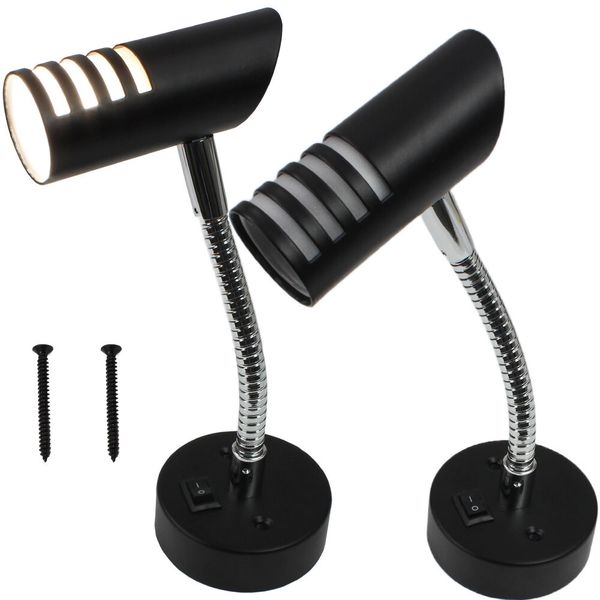 Sao Flexibel LED Leuchte mit Schalter, schwarz