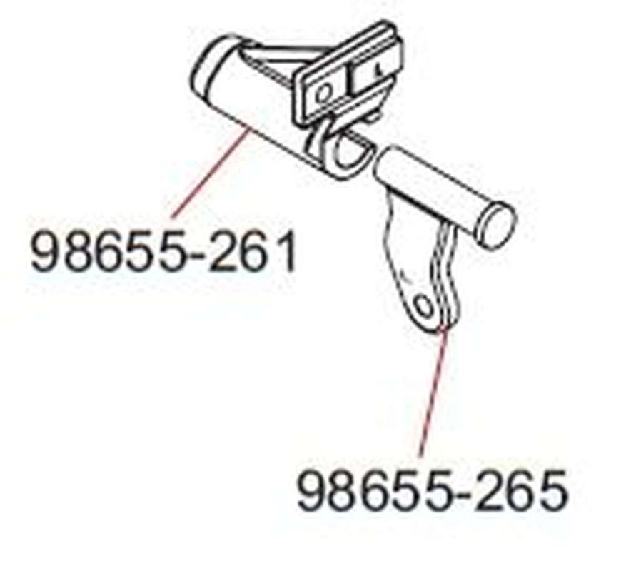 Stützfußgelenk F45 (links)