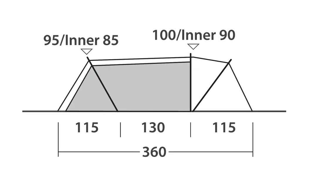 2 Personen Pop-up Zelt Nexion 2 Forest 2 Personen Pop-up Zelt Nexion 2 Forest