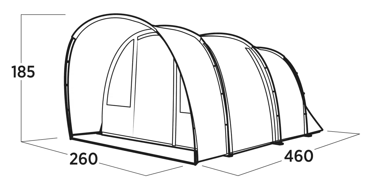 4 Personen Tunnelzelt Skarvan 4 Ausstellungsstück