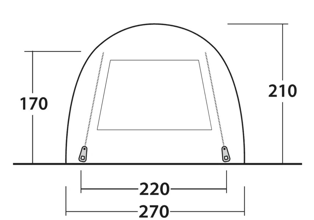 3 Personen Kuppelzelt Arizona 3 Spring Collection 2026