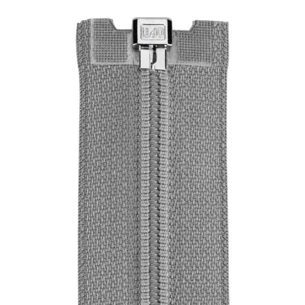 Reißverschluss für Zelte grau, 240 cm, Doppelschieber