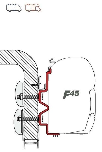 Markisenadapter Hymer Camp F45/F70