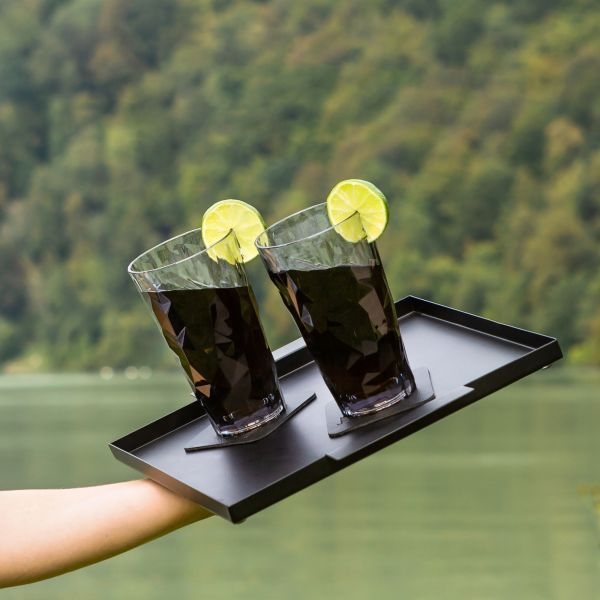 Magnet-Kunststoffgläser Longdrink 300 ml, 2er-Set (rauchgrau)