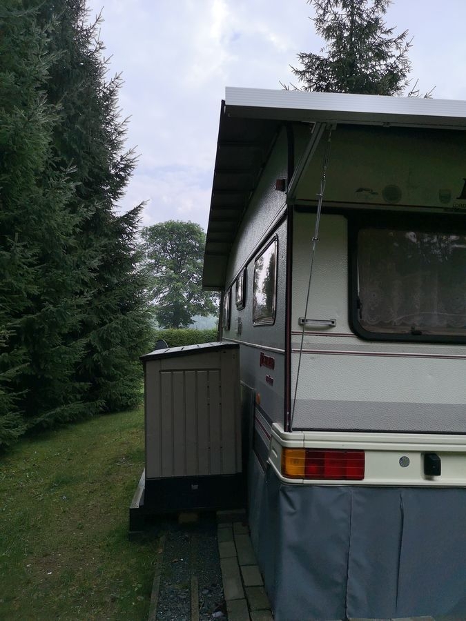 Wohnwagen Schutzdach Sölden Double Größe 1 Preisgruppe 350-390cm Breite 548 cm