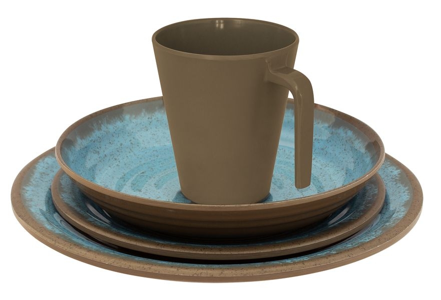 Melamin Geschirrset Ocean 16-teilig