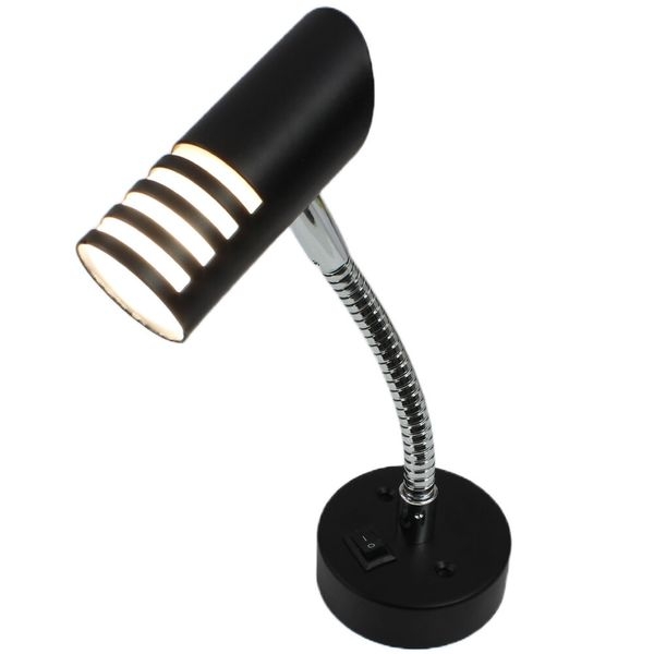 Sao Flexibel LED Leuchte mit Schalter, schwarz