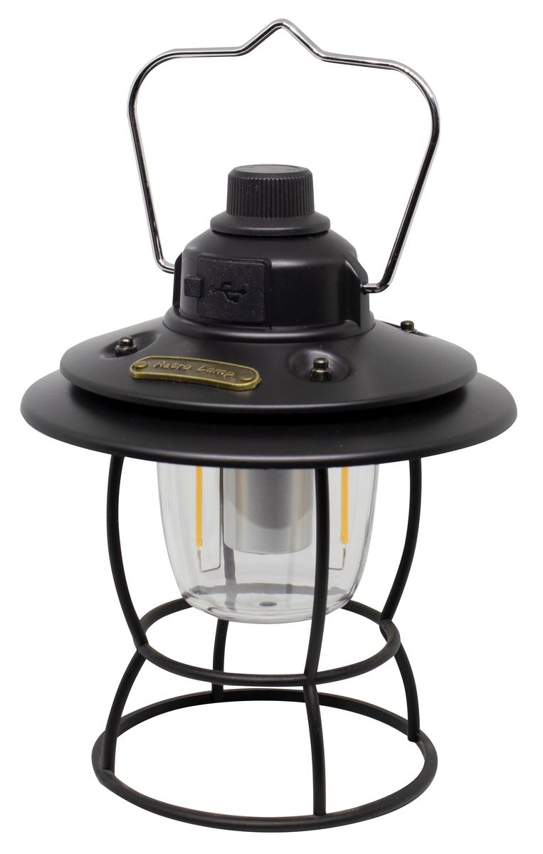 wiederaufladbare Tischlampe Orix schwarz