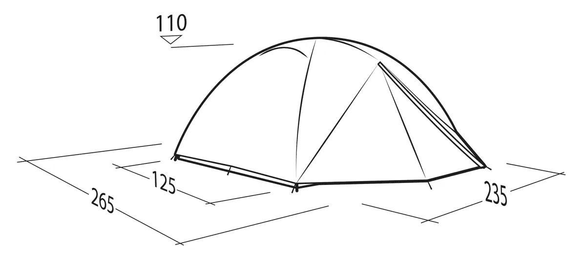 2 Personen Kuppelzelt Lodge 2 Exp