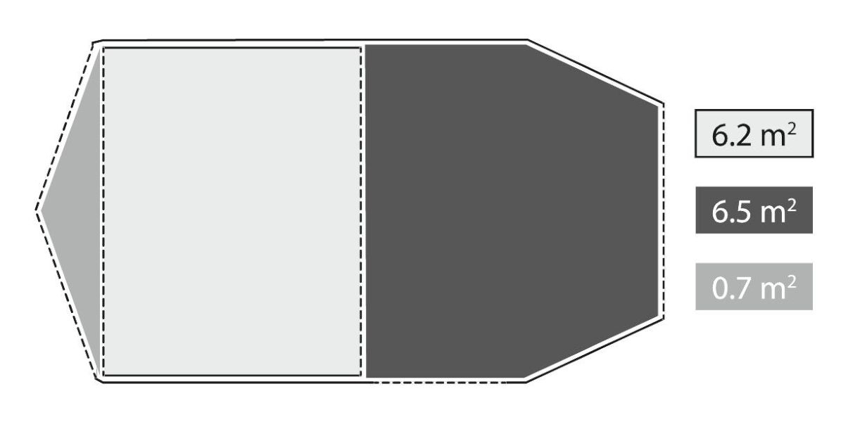 5 Personen Kuppelzelt Paso Flex 5 Ausstellungsstück