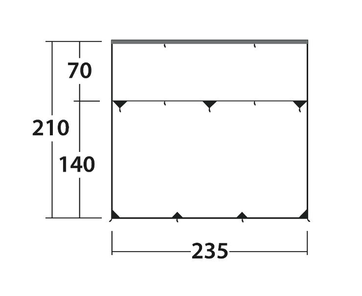 Sonnensegel Hillcrest Tarp