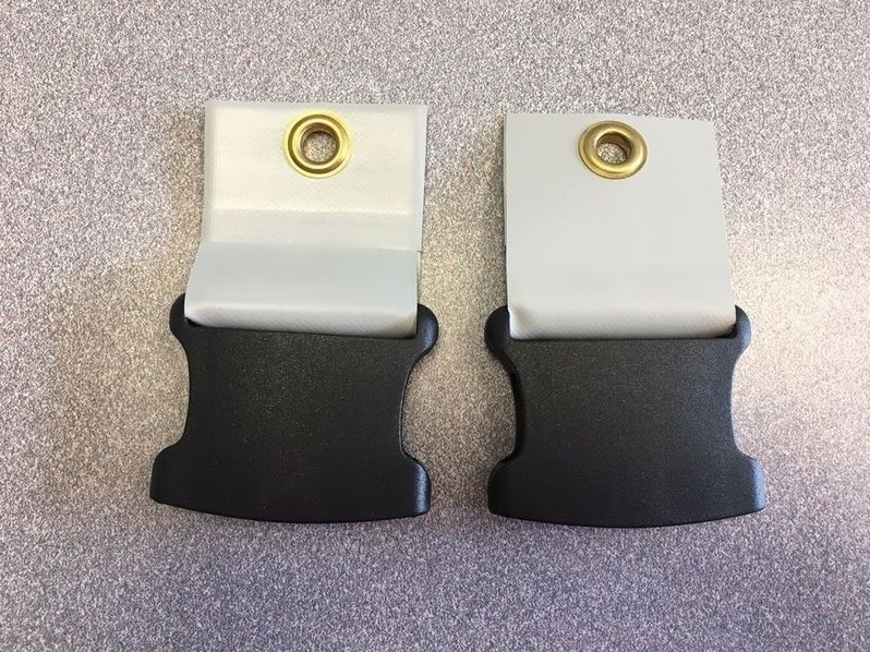 Hahn Zelte universal Sturmgurtaufnahme 2 Clips