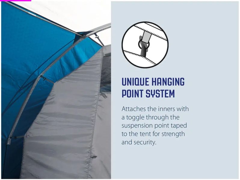 4 Personen Tunnelzelt Birdland 4 TC