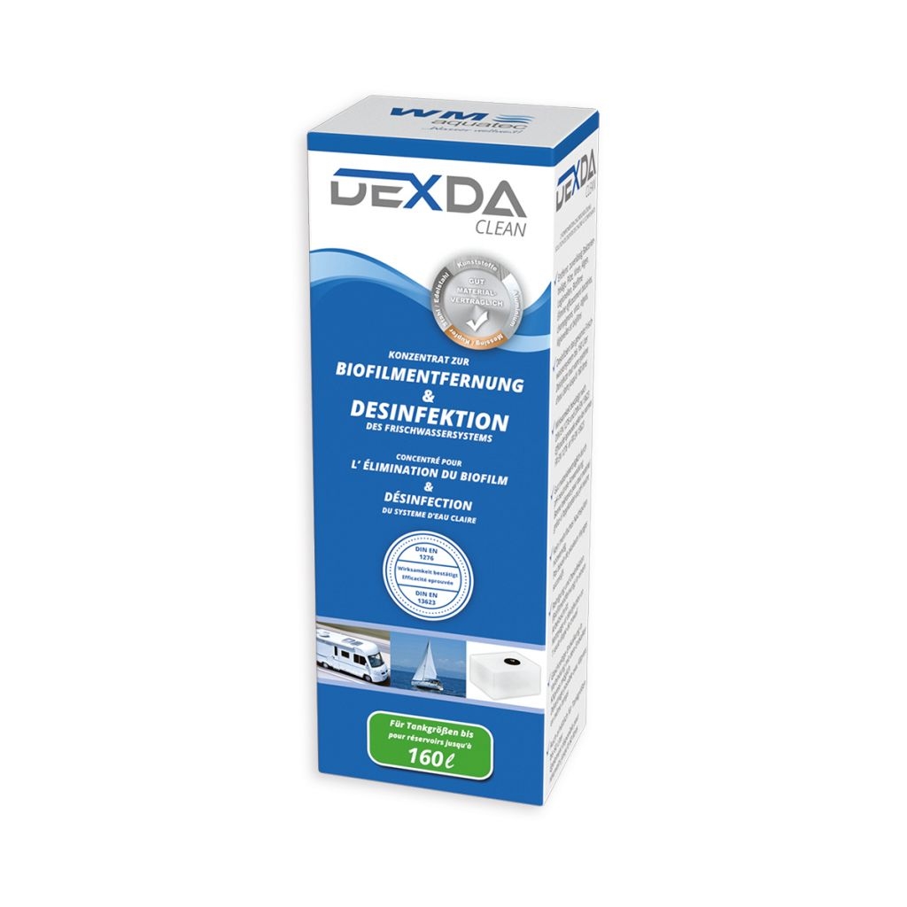DEXDA clean Desinfektionsreiniger für Tankgrößen bis 50 Liter (100 ml)