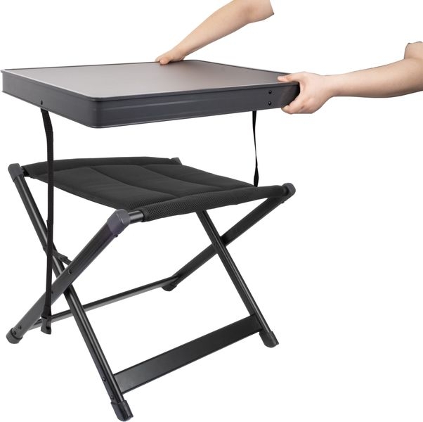 Hocker / Beinauflage mit Tischplatte Hoggy
