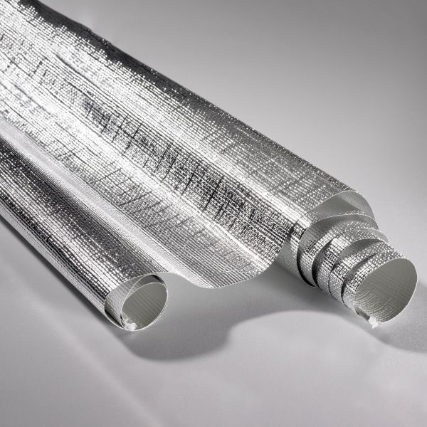 Verdunklungsrollostoff genäht mit Keder 1000 x 850 mm, creme-weiß