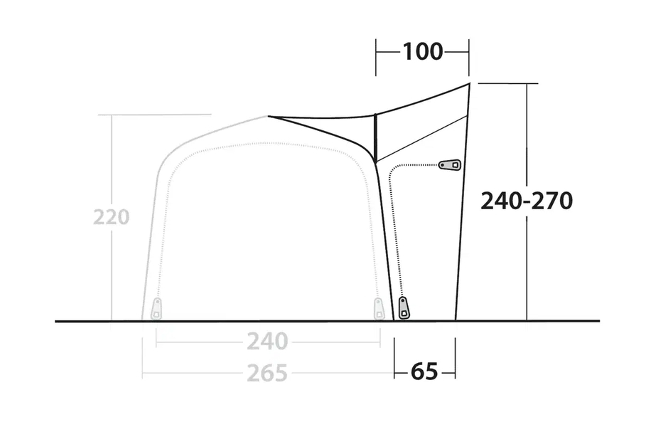 Mid/Tall Connection Cross PowerAir
