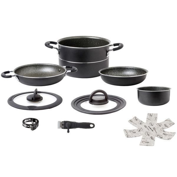 Topfset Pirate NG Ø 24 cm Stone Rock Vacu Block System