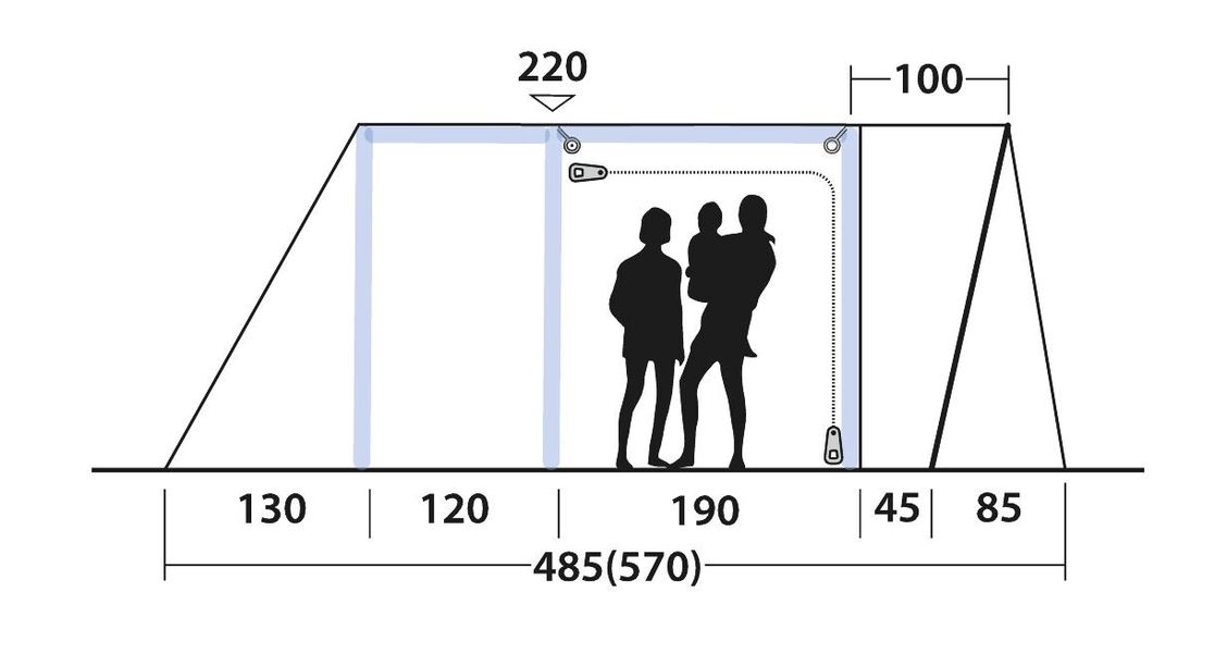 Busvorzelt Jones L PowerAir