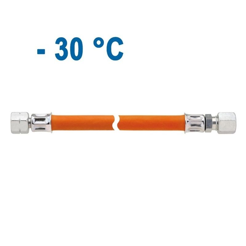 MD-Anschluss-Schlauch 2000 mm G 1/4 LH-ÜM x RVS 8