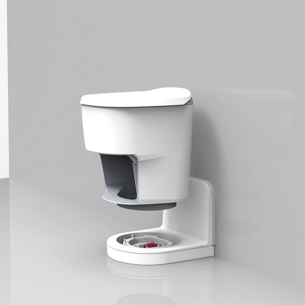 C1 L wasserlose Verschweiß-Toilette mit L-Adapter