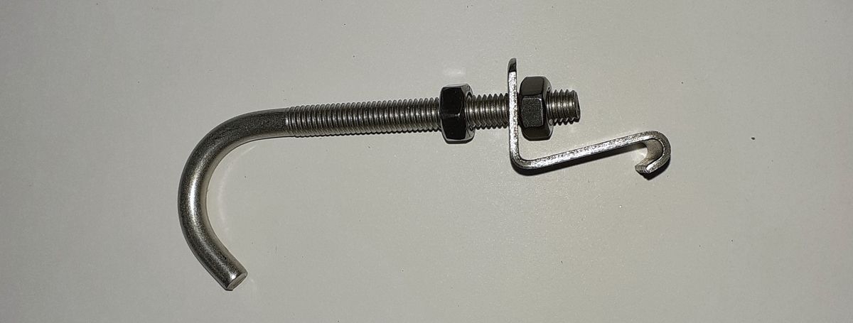 Hakenschraube M6 x 60 mm für Kederschiene