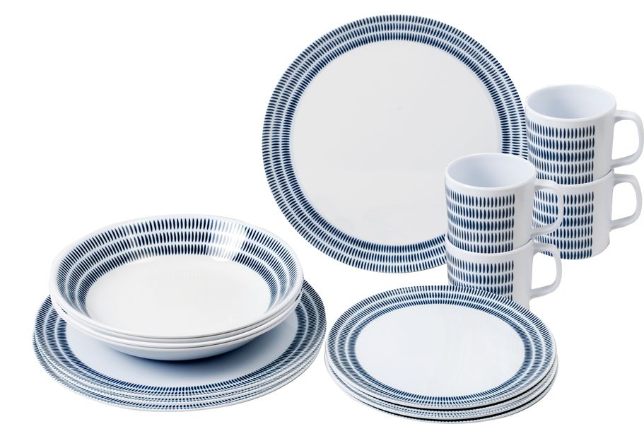Geschirr-Set Bluebay 16-telig
