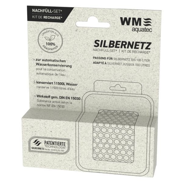 Silbernetz Nachfüllset, Tankinhalt 100 Liter