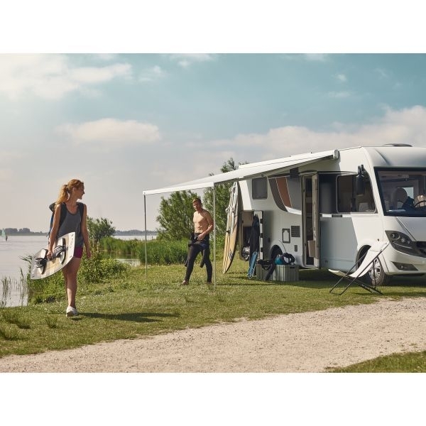 Wandmarkise 8000 600 x 275 cm eloxiert / mystic grau, II. Wahl