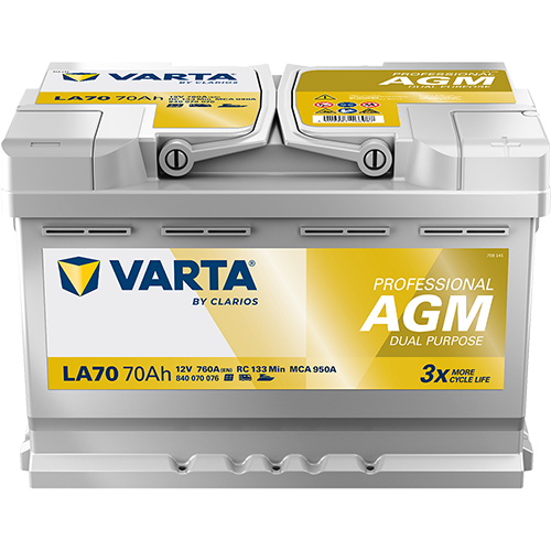 Batterie VARTA Professional AGM LA 70 70 Ah K20