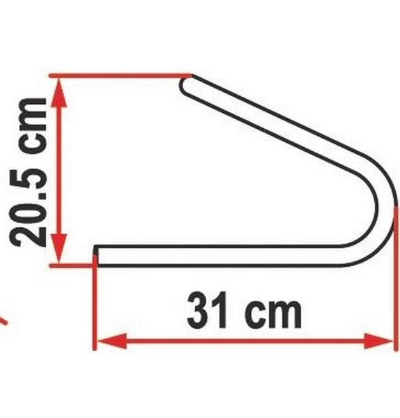 Reifenblockiersystem Moto Wheel Chock F