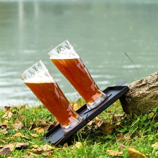 Magnet-Kunststoffgläser Bierglas 500 ml, 2er-Set (crystal)