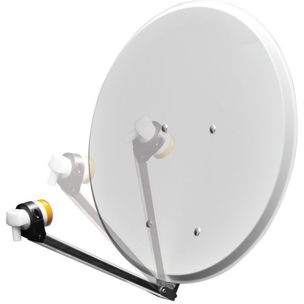 Sat-Anlage ø 65cm mit klappbarem LNB-Arm