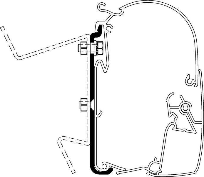 Adapter für VW Westfalia für Omnistor 4200