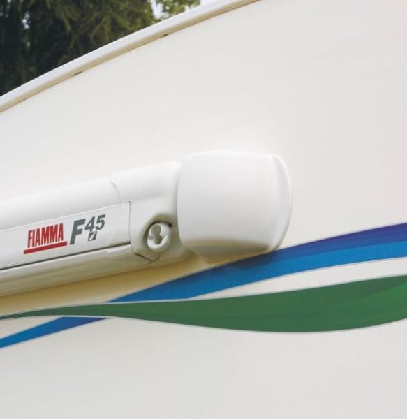 Spoiler für Markisen F45i, F45Ti L, Polarweiß