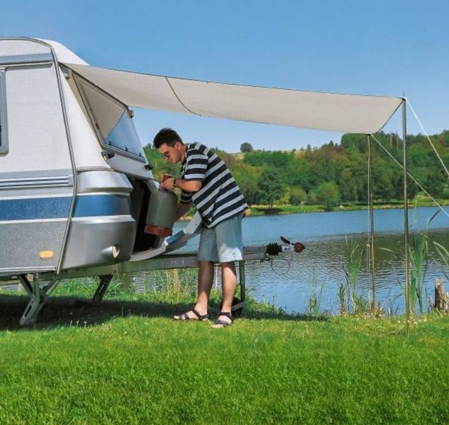 Sonnendach Playa grau, 350 x 240 cm