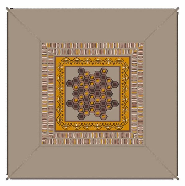 Verbindbarer Teppich „Zip-Carpet“