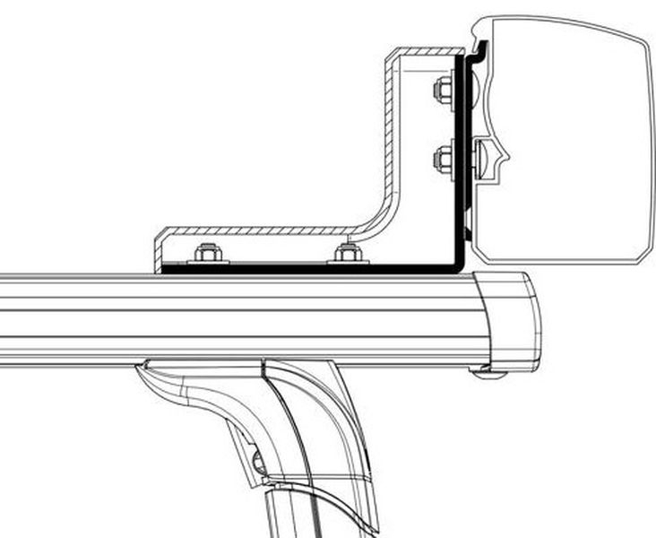 Adapter Roof Rack für Thule 3200