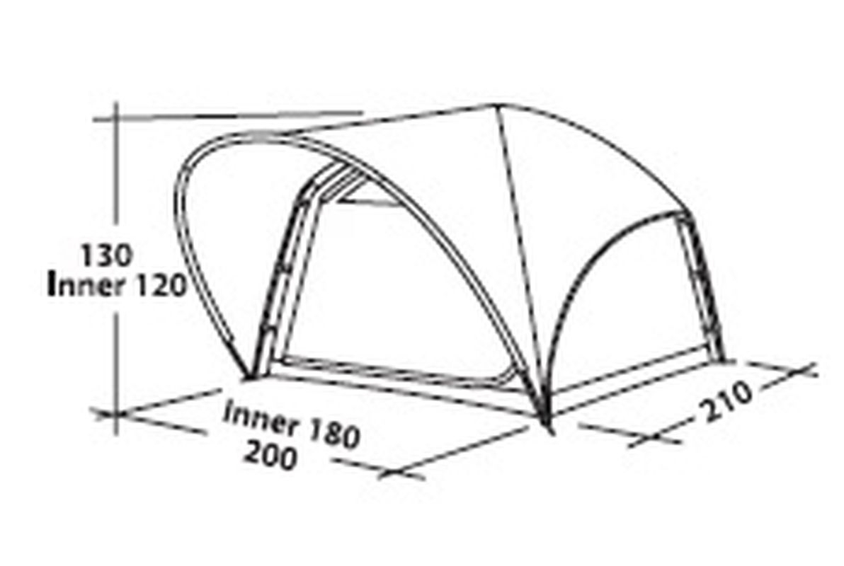 3 Personen Kuppelzelt Pavonis 300 Ausstellungsstück