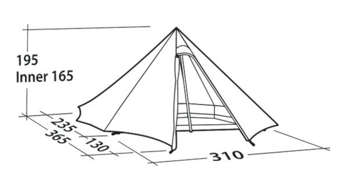 4 Personen Tipi Zelt Venturer 4 LW 4 Personen Tipi Zelt Venturer 4 LW